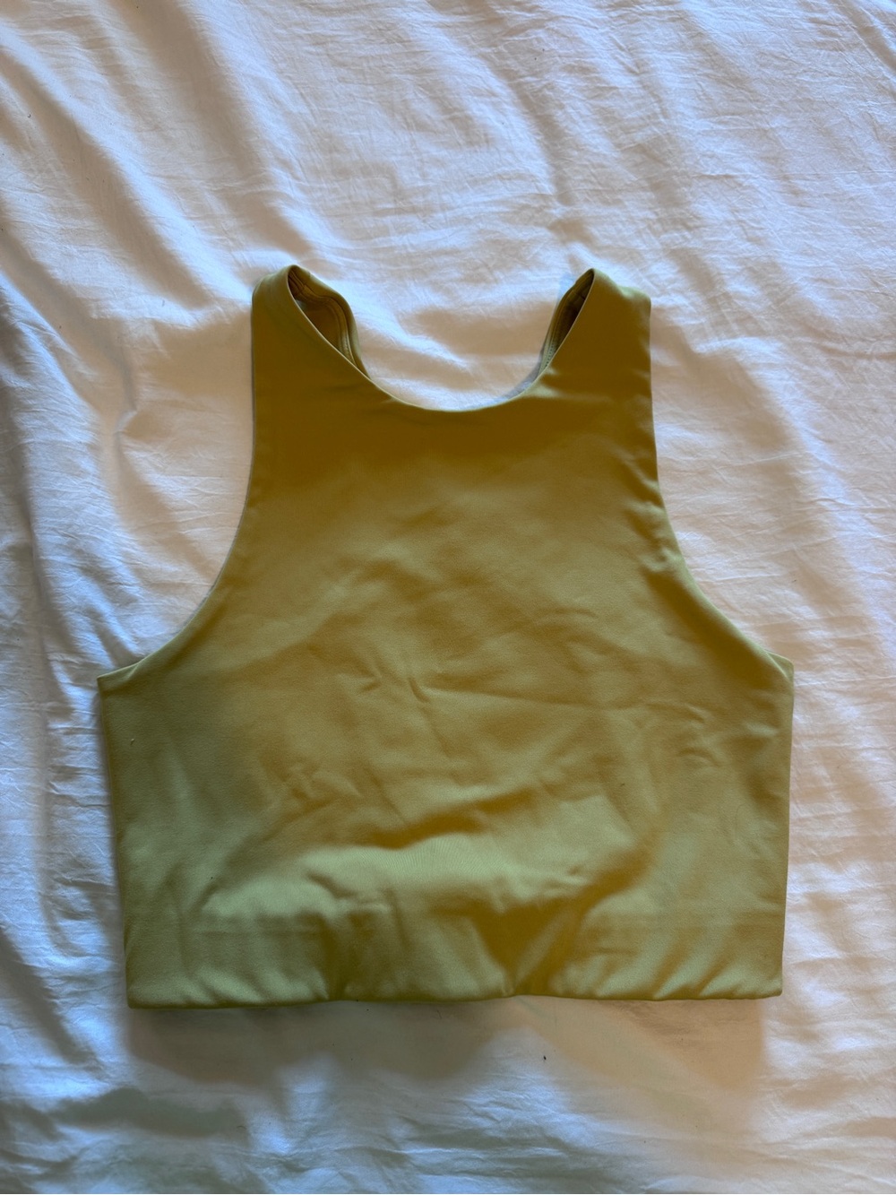 girlfriend collective Dylan High Compression Sports Bra Tank - pear